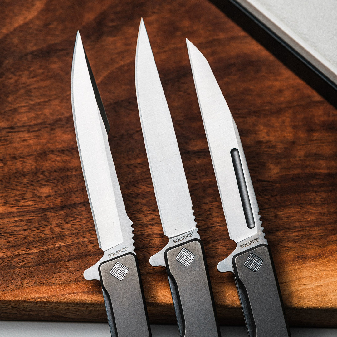 Ocaso Solstice Blade shapes