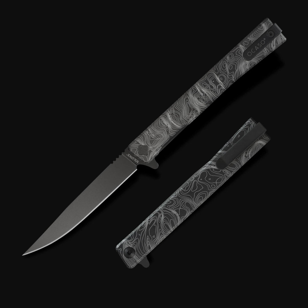 Engraved Titanium Solstice