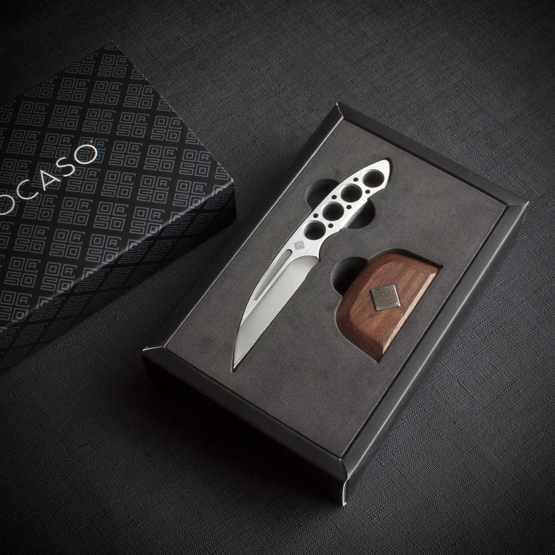 Desk knife in packaging