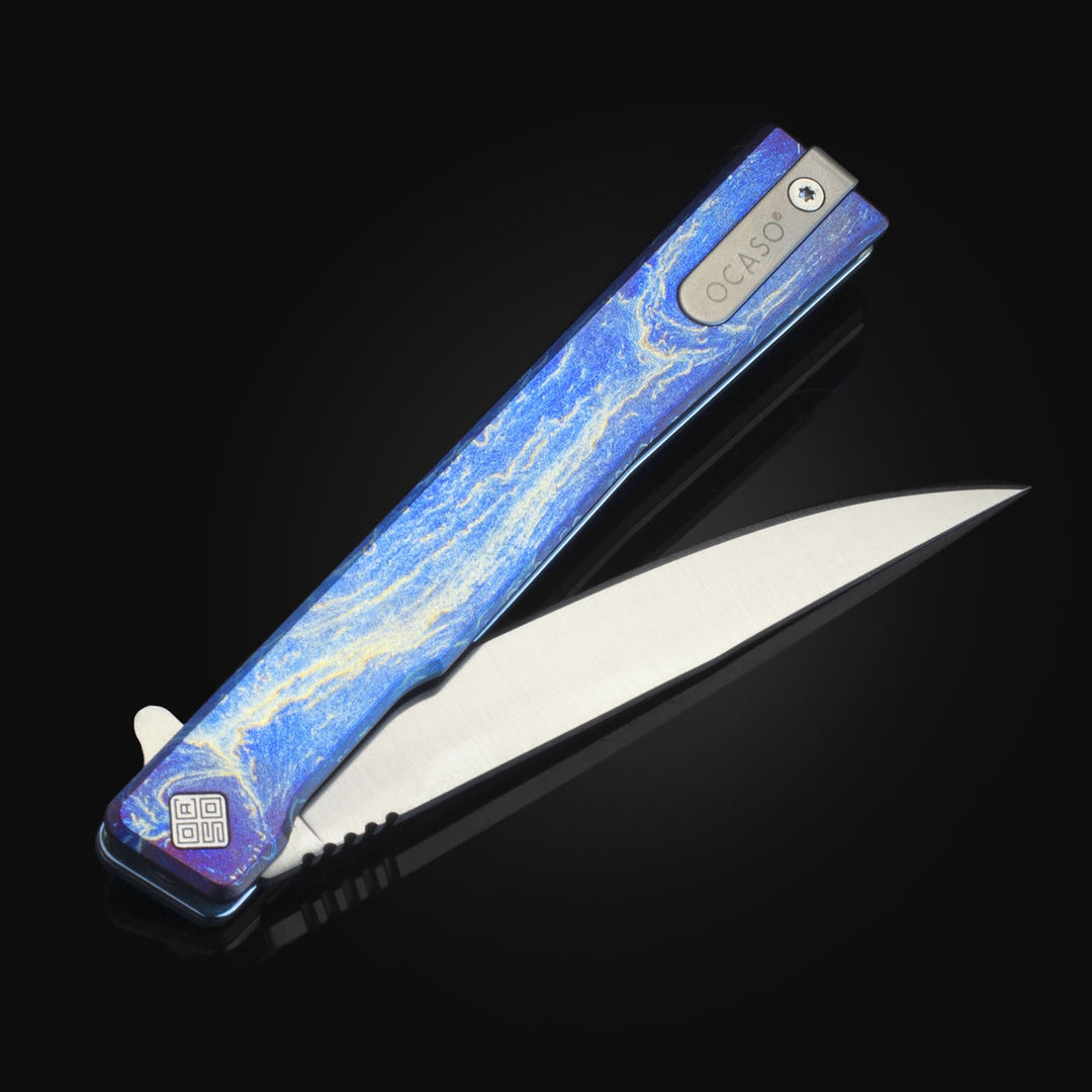 Anodized Titanium Gentleman's Knife