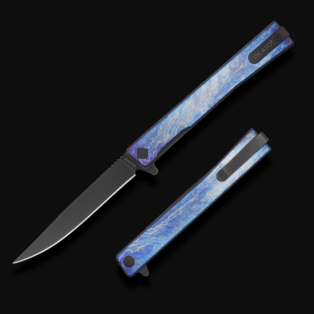 Entropic Anodized Titanium Solstice – Gentleman's Pocket Knife | Ocaso
