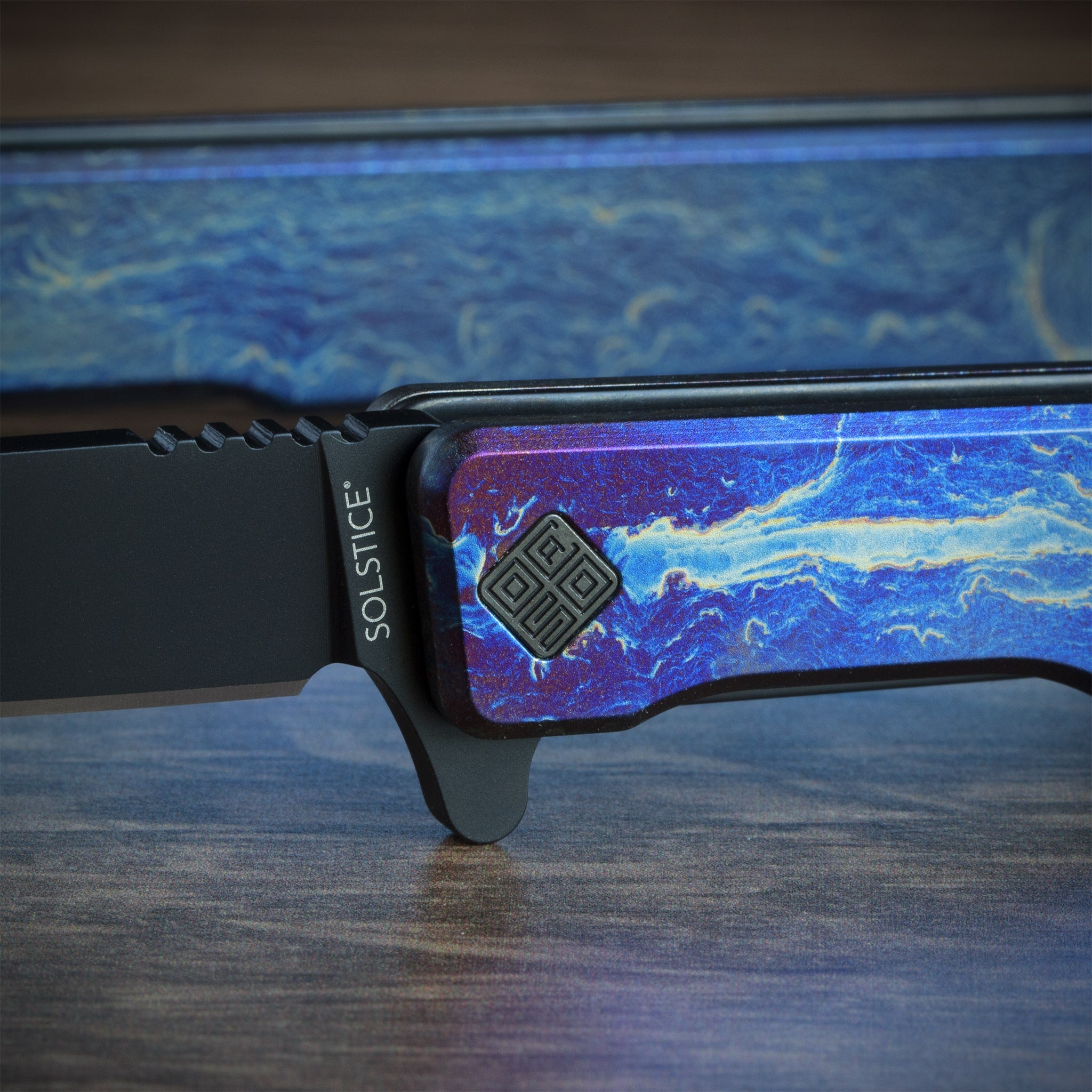 Entropic Anodized Titanium Solstice – Gentleman's Pocket Knife | Ocaso