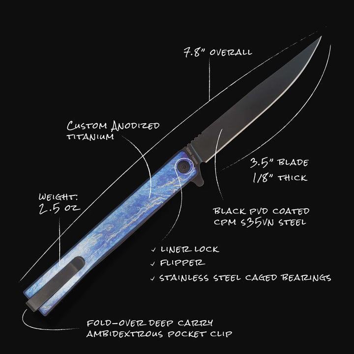 Anodized Titanium Solstice specifications