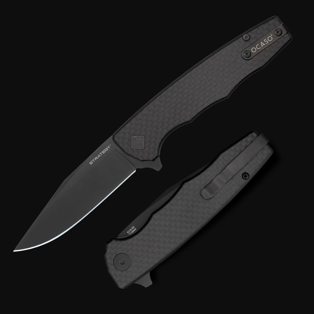 Strategy EDC compact knife black blade