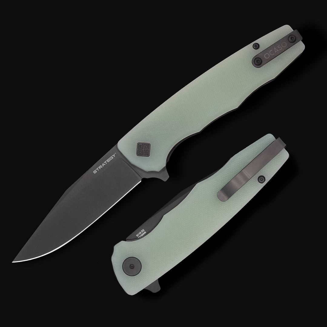 Strategy Jade G-10 EDC knife black blade