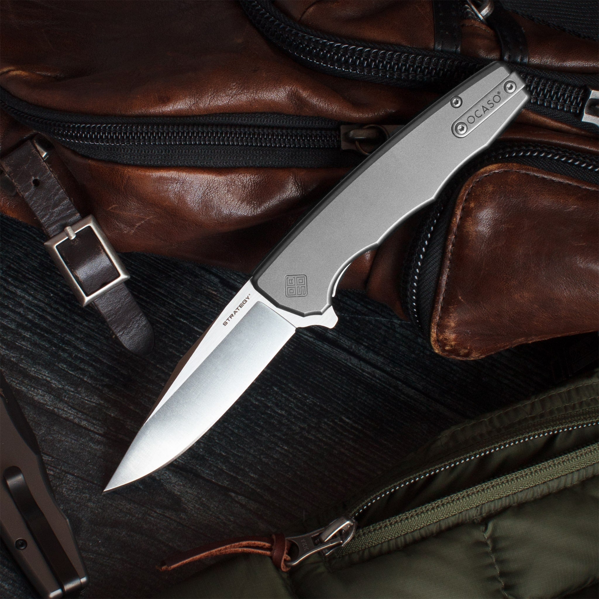 Strategy Titanium – CPM S35VN EDC Pocket Knife | Ocaso