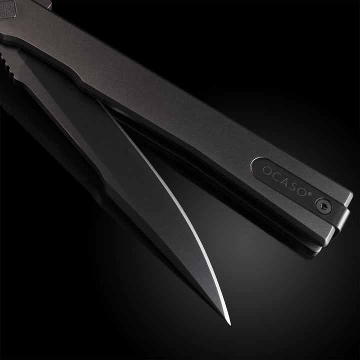 Solstice Executive knife Black Titanium + Black / Harpoon