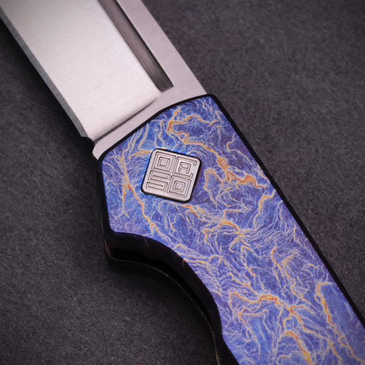 Anodized Titanium Slipjoint Gentleman's pocket knife