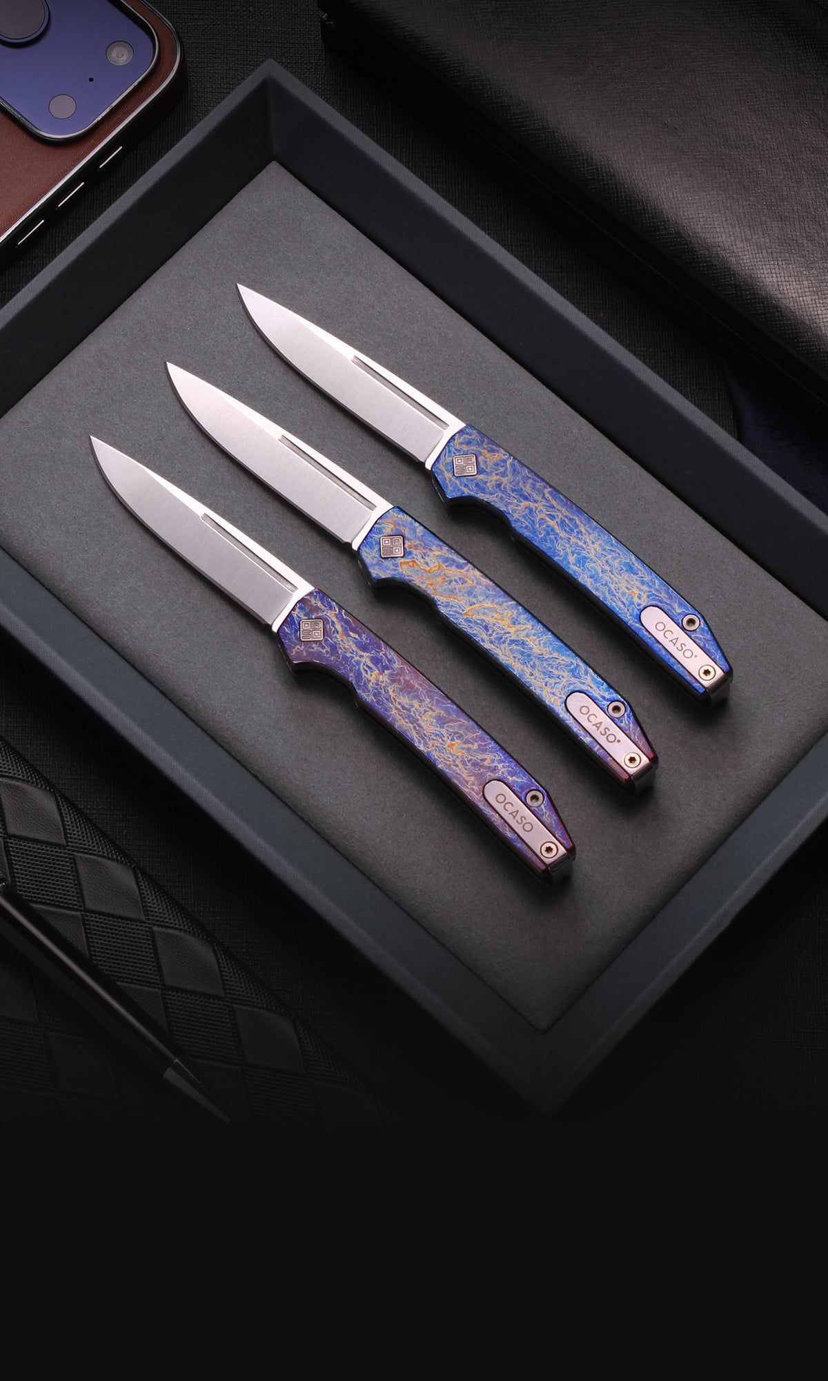 Anodized Sovranto Slipjoint