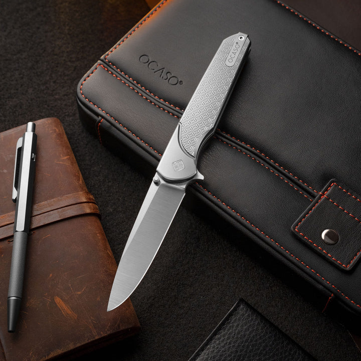Titanium M390 Gentleman's Pocket Knife Charter