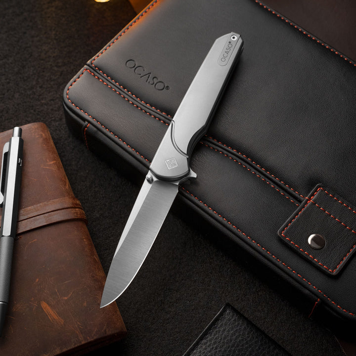 Titanium M390 Gentleman's Pocket Knife Charter