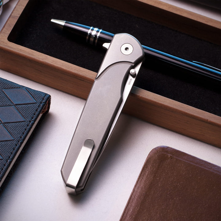 Titanium M390 Gentleman's Pocket Knife Charter