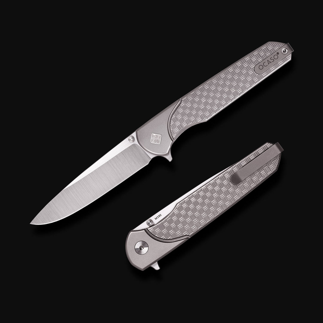 Titanium M390 Gentleman's Pocket Knife Charter