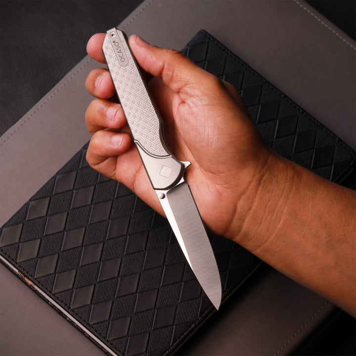 Titanium M390 Gentleman's Pocket Knife Charter