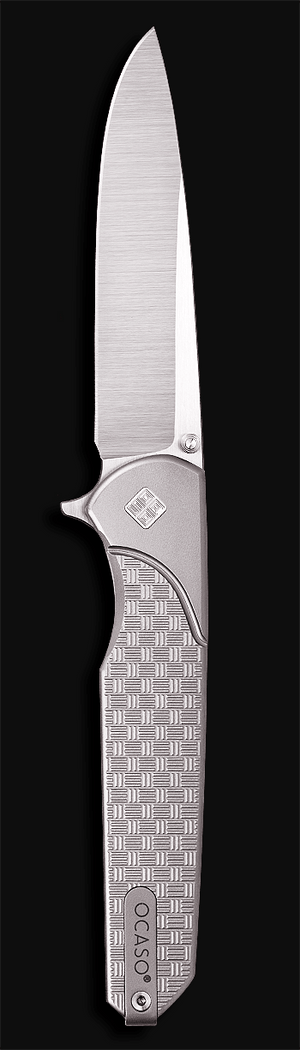 Charter Mak Kelsay designed Titanium Flipper pocket knife