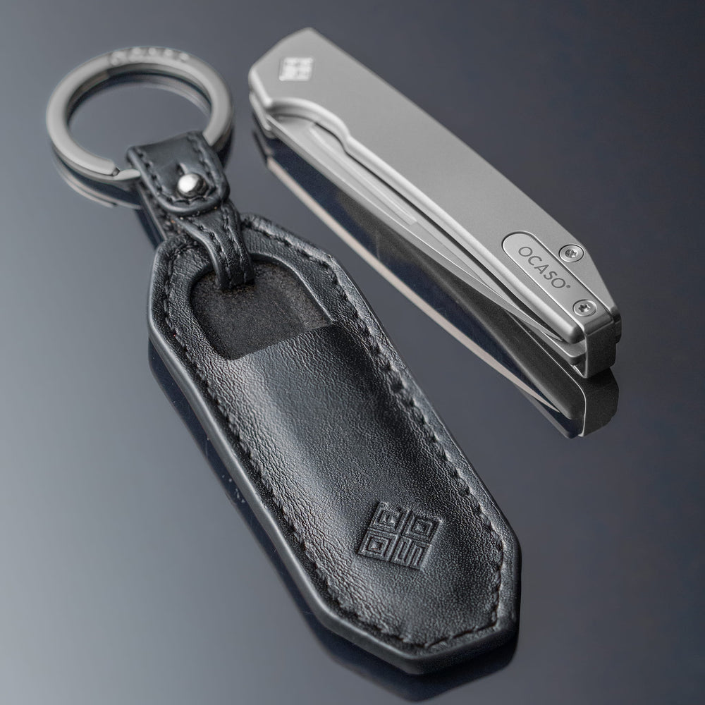 leather knife storage key slip