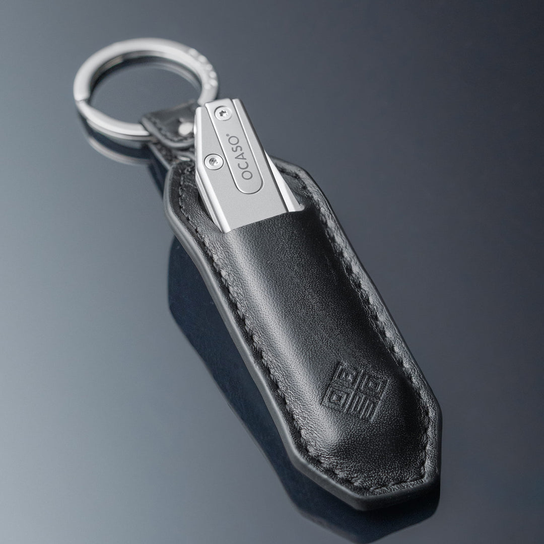 leather knife storage key slip