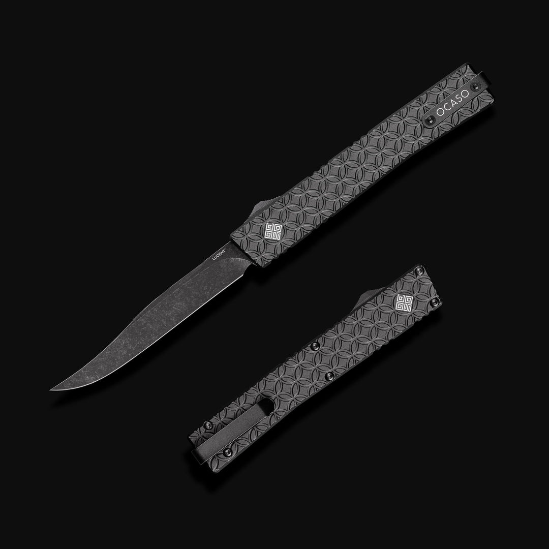 Lucent Automatic OTF Serpentine Blade, Black PVD Finish