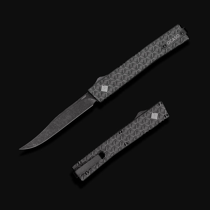 Lucent Automatic OTF Serpentine Blade, Black PVD Finish
