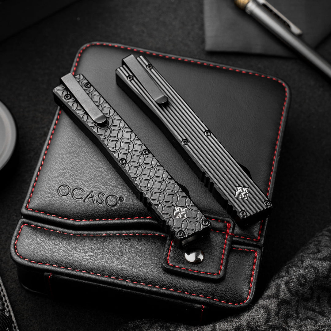 Lucent Automatic OTF Serpentine Blade, Black PVD Finish