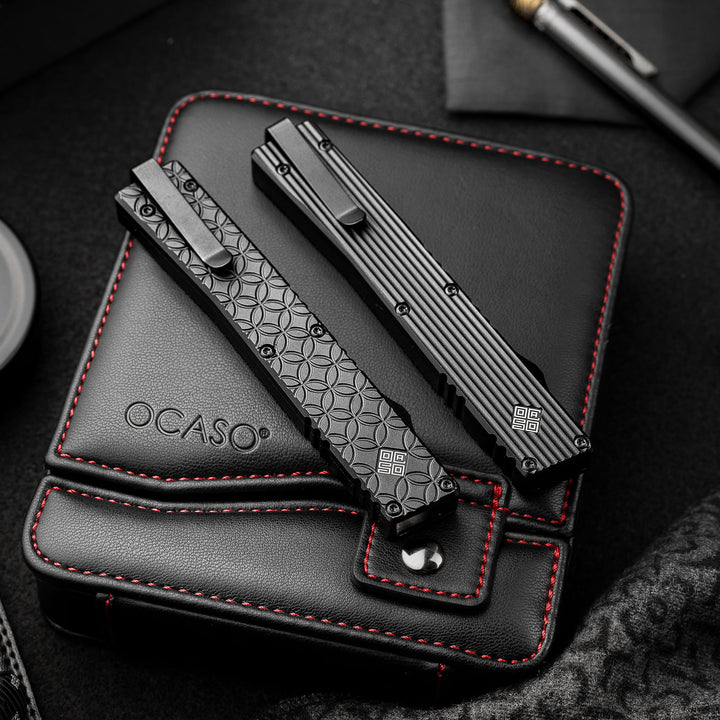 Lucent Automatic OTF Serpentine Blade, Black PVD Finish