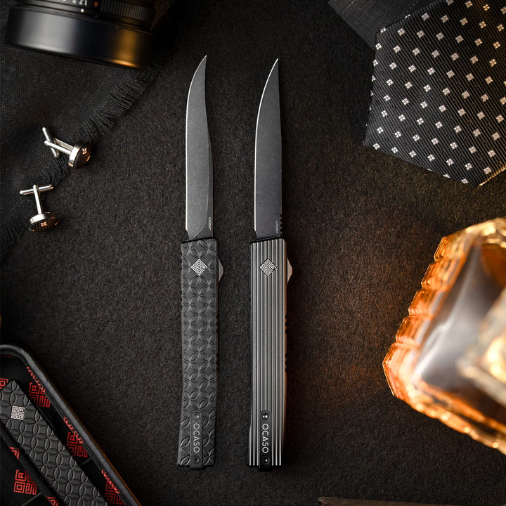 Lucent Automatic OTF Serpentine Blade, Black PVD Finish