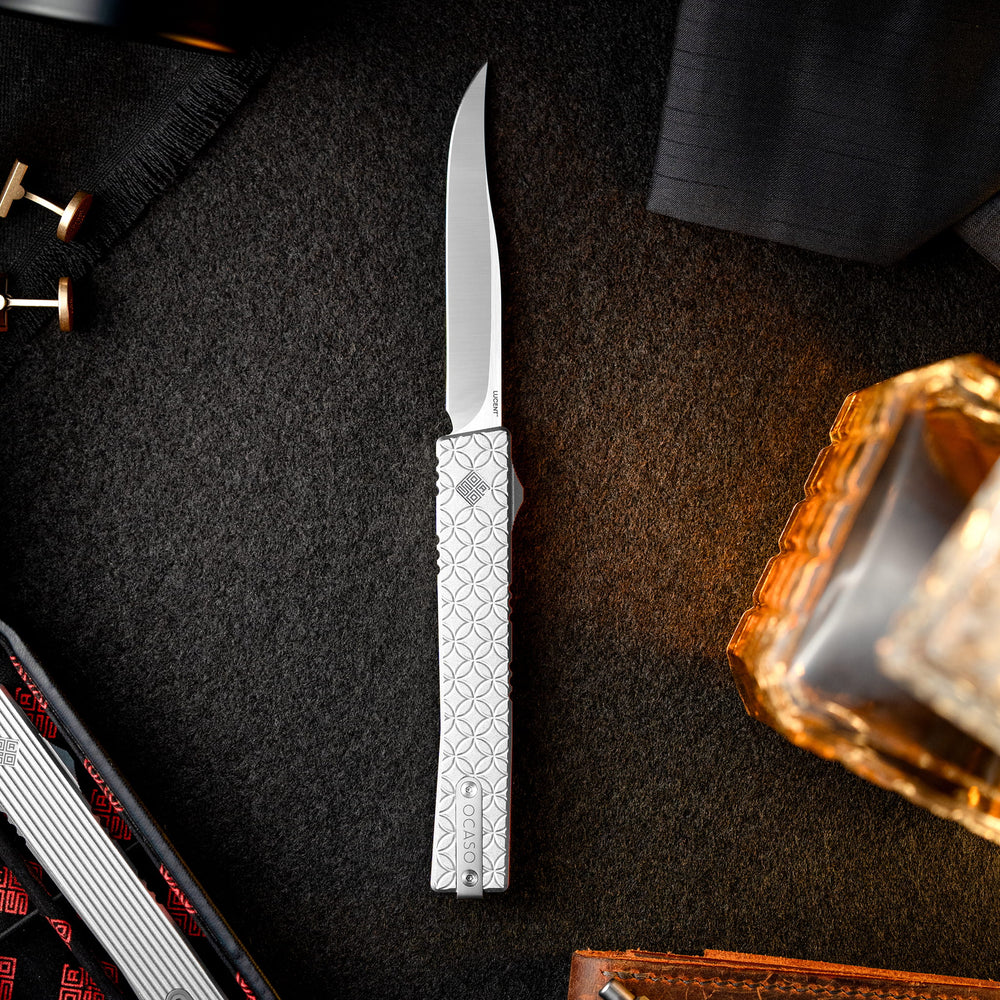 Lucent Automatic OTF Satin Finish Serpentine Blade