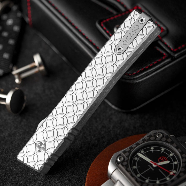 Lucent Automatic OTF Satin Finish Serpentine Blade