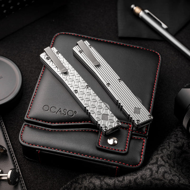 Lucent Automatic OTF Satin Finish Serpentine Blade