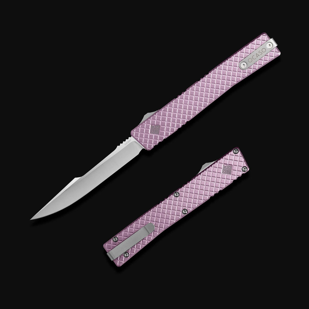 Lucent Automatic OTF Knife Pink