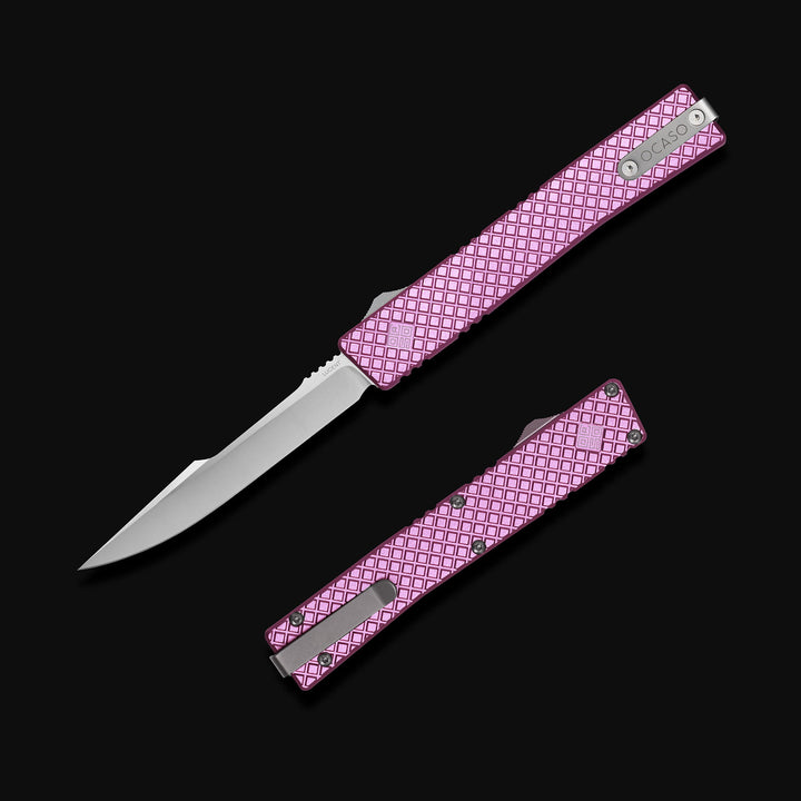 Lucent Automatic OTF Knife Pink