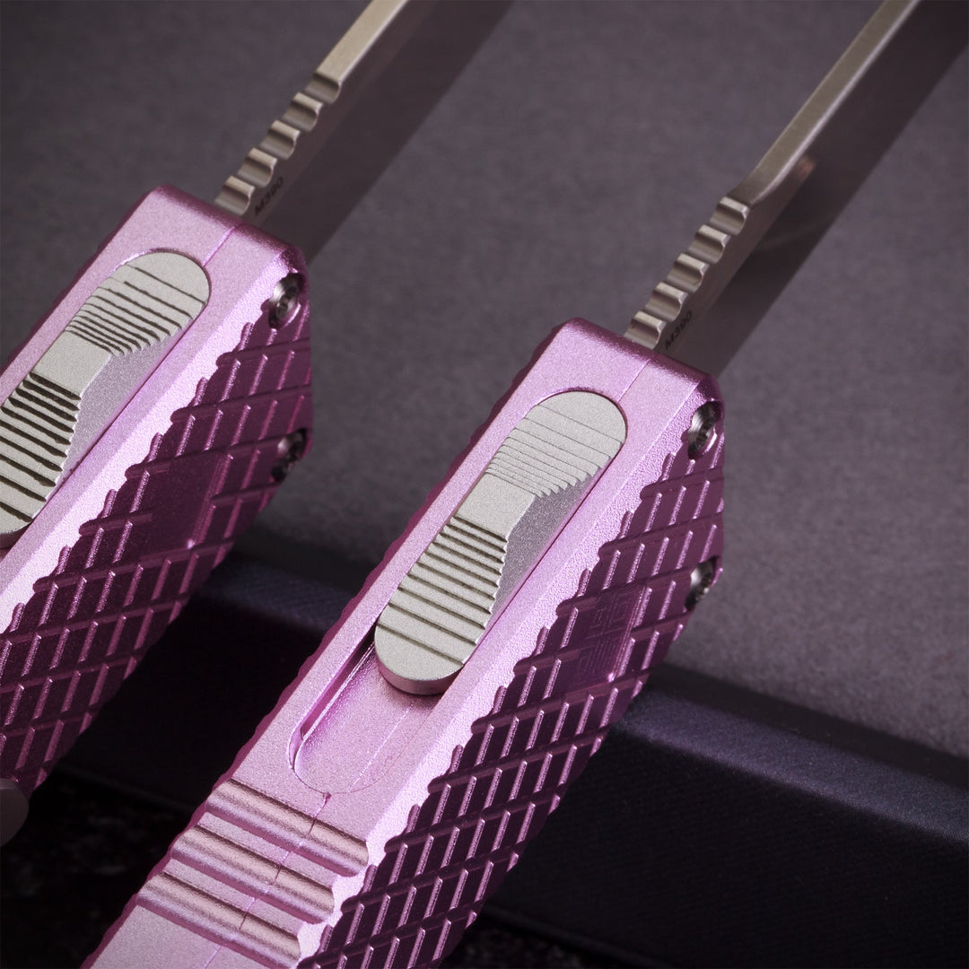 Lucent Automatic OTF Knife Pink
