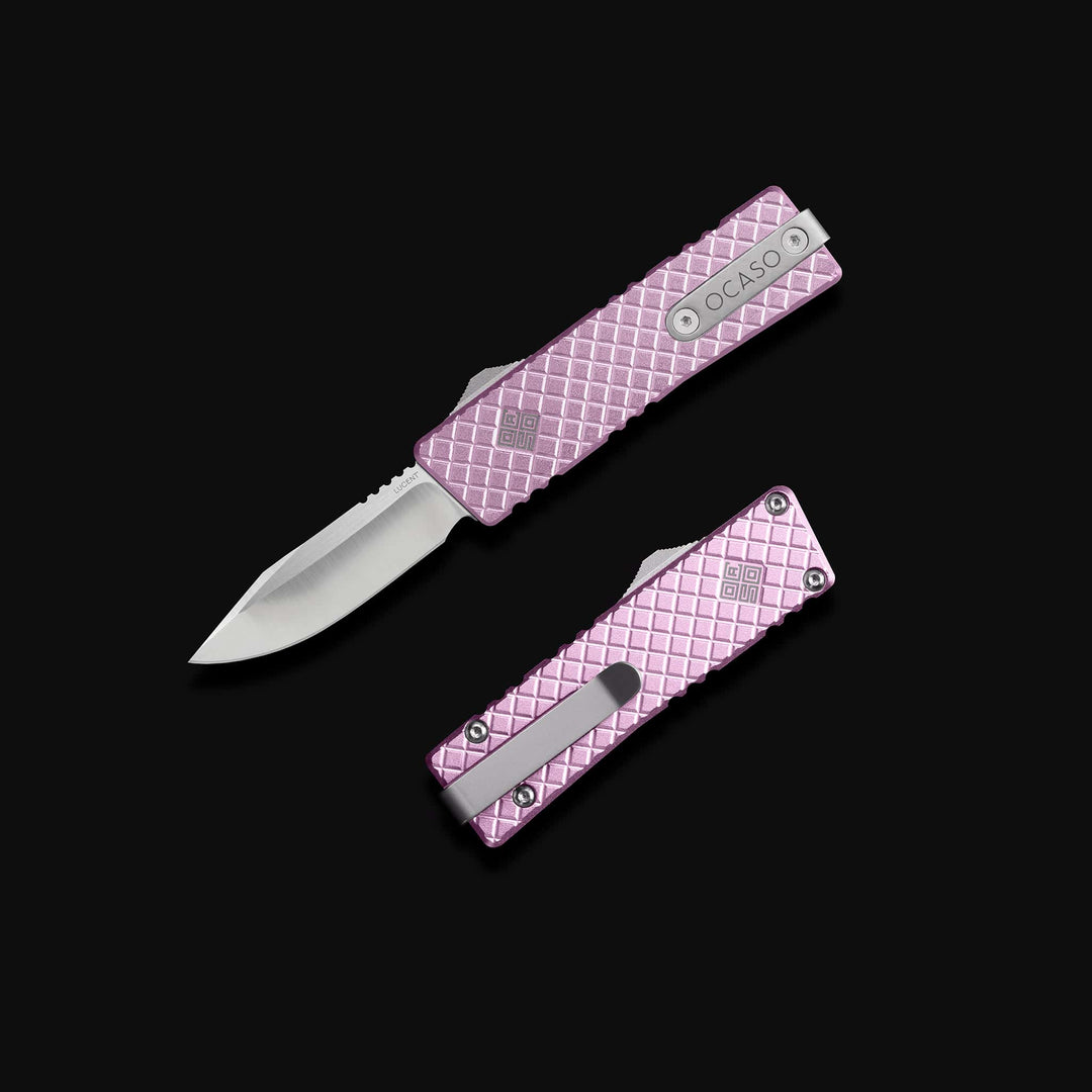 Lucent Automatic Mini Knife Pink