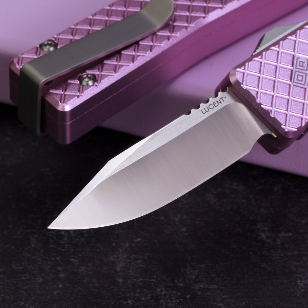 Lucent Automatic OTF Knife Pink
