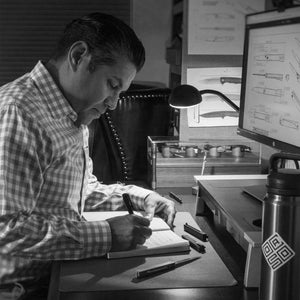 Man working at desk