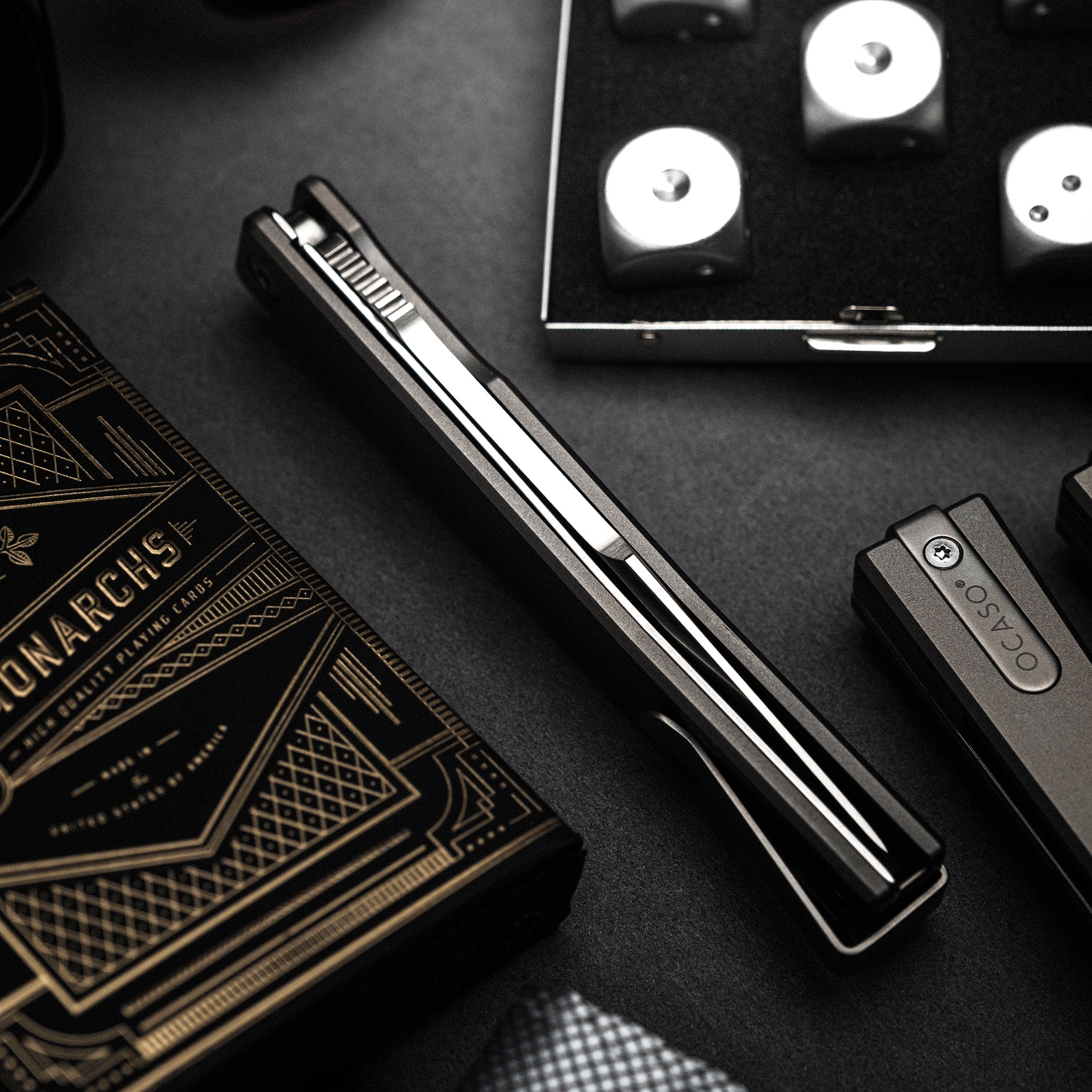 Titanium Solstice – CPM S35VN Gentleman's Knife designed by Andrew