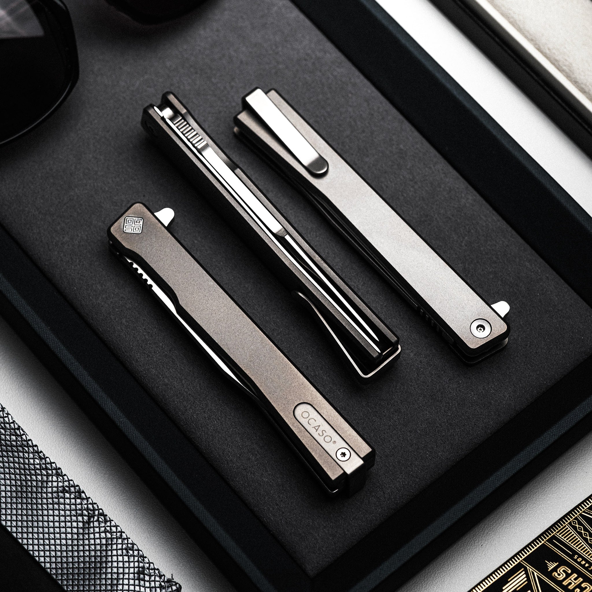 Titanium Solstice – CPM S35VN Gentleman's Knife designed by Andrew