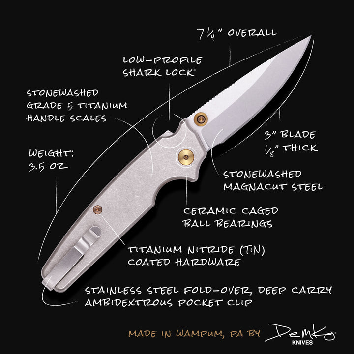 Regis Titanium Demko Shark Lock