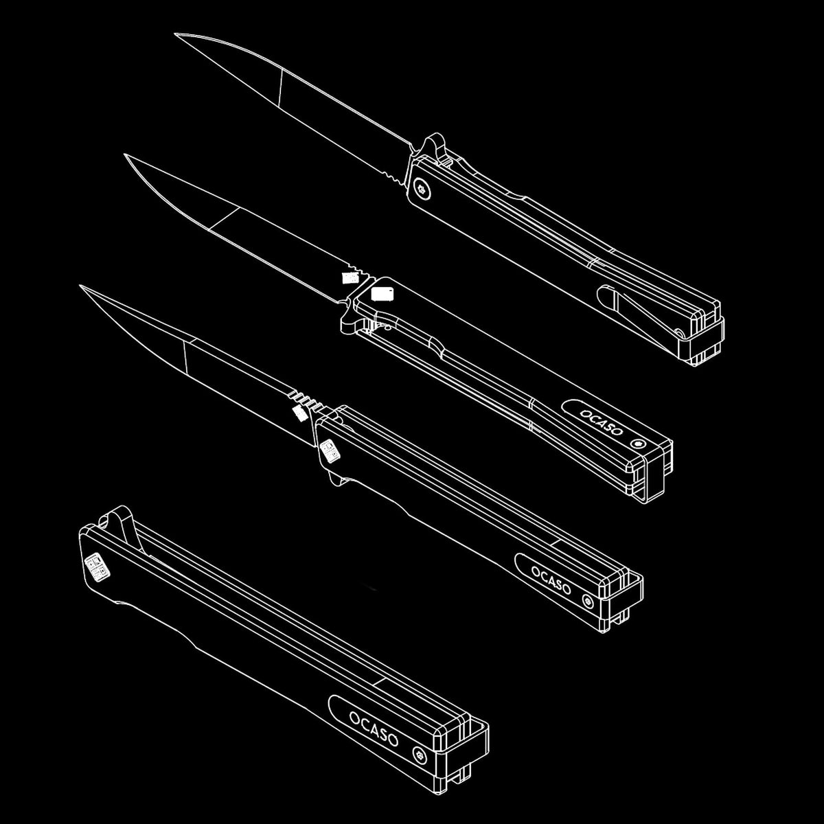 Solstice knife drawing