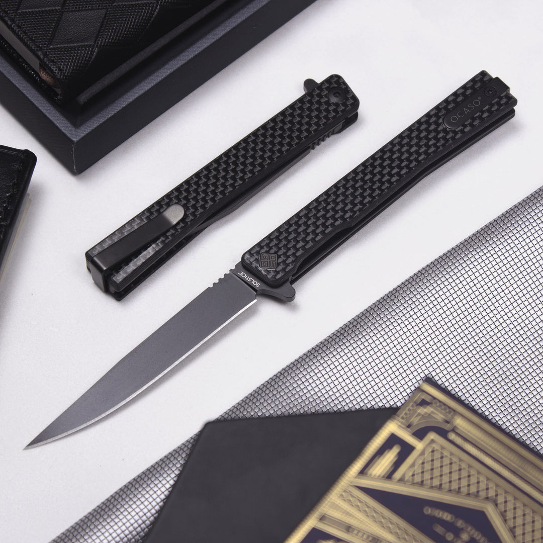 Solstice Carbon Fiber Gentleman's Knife