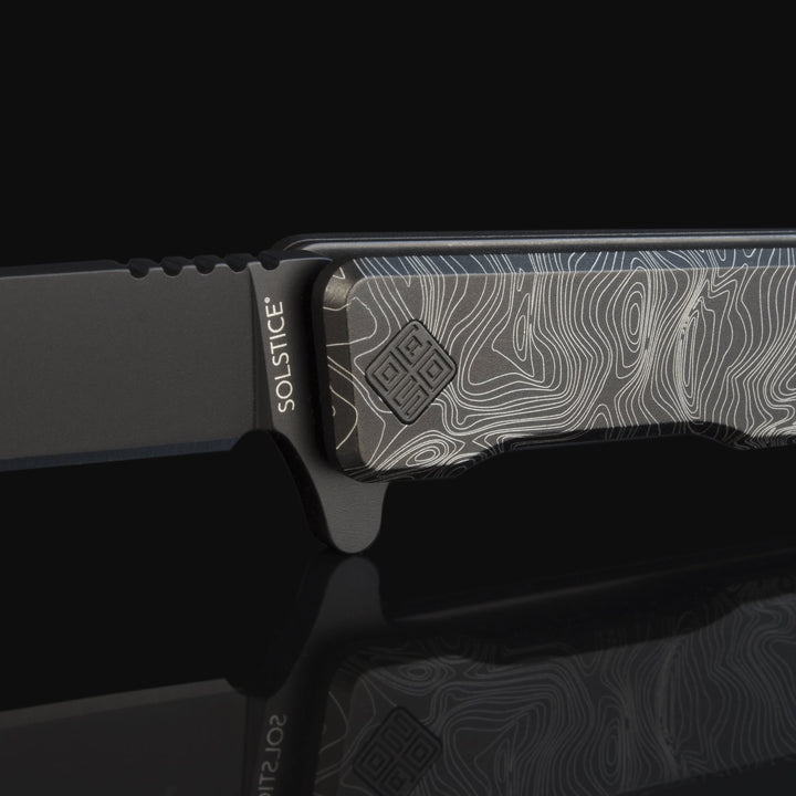 Engraved Titanium Solstice