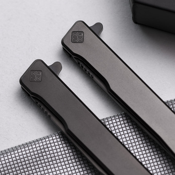 Solstice Executive knife Black Titanium + Black / Wharncliffe