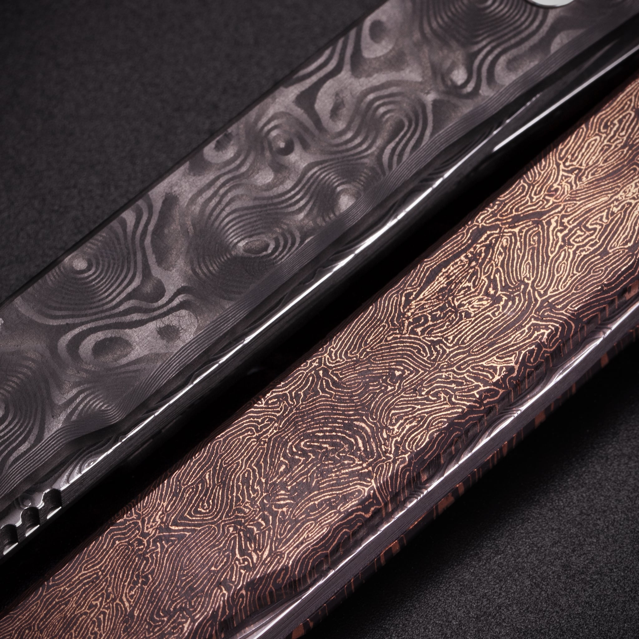 Fat Carbon handle materials gentleman's knife