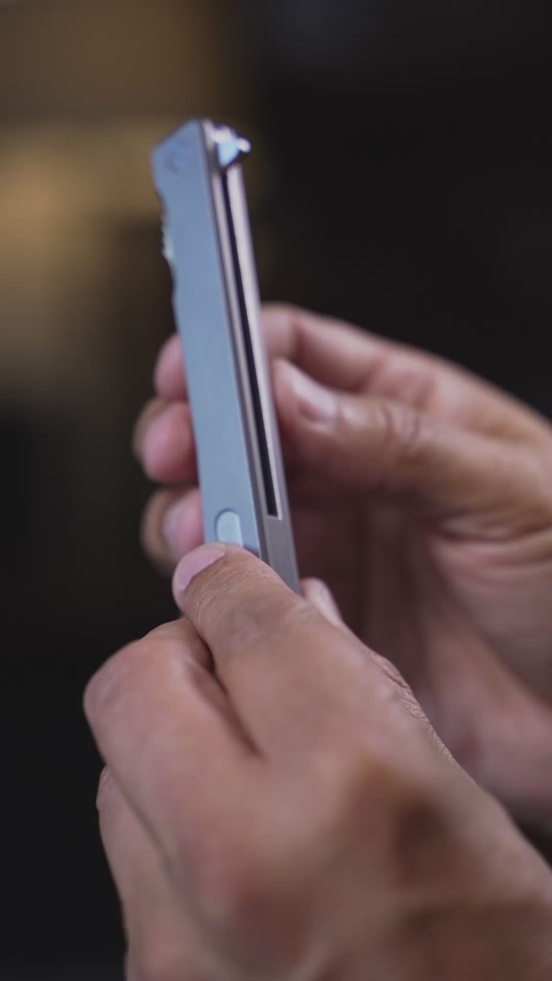 Titanium Gentleman's Knife