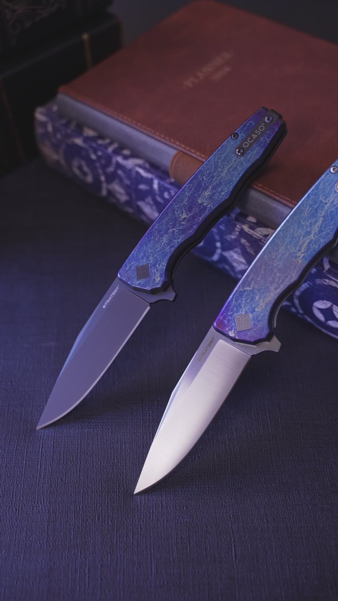 Anodized Titanium Strategy knife